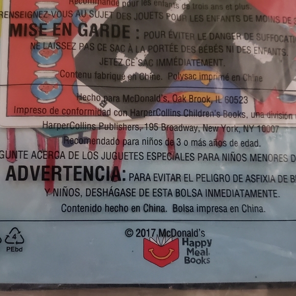 2/$20 Happy Meal Book #1 "Pete the Cat's Got Class" 2017 - Picture 3 of 4